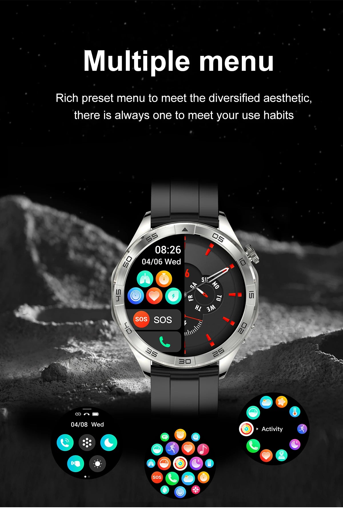 2024 Smart Watch for Men NFC Ultimate GPS Tracker Sport Bracelet Fitness Watches Heart Rate Bluetooth Call Smartwatch 2023 New