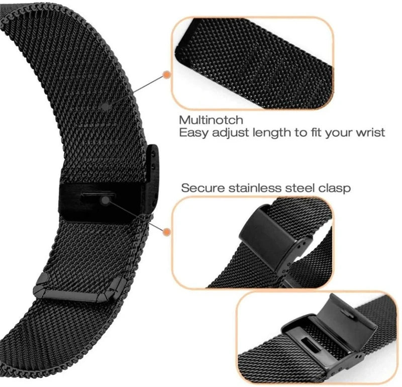 Metal Strap for Samsung Galaxy Watch Ultra 47mm Stainless Steel No Gaps Bracelet Correa For Galaxy Watch Ultra Band Accessories