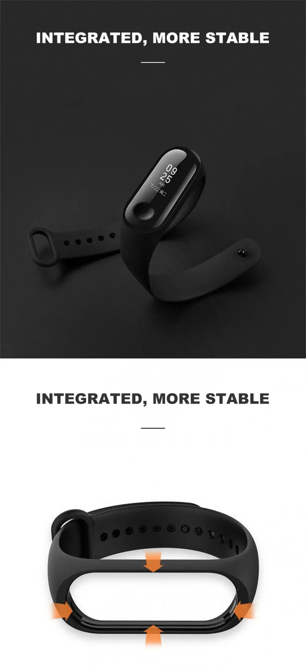 Silicone Strap Replacement Bracelet for Xiaomi Mi Band 7 Wrist Strap Sport Smart Watchband Bracelet Wriststrap Smart Watch Band