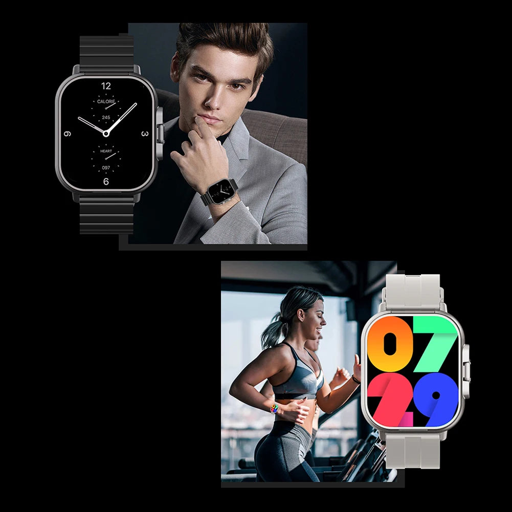 2024 NEW D8 2 In 1 Smart Watch With Earbuds With 2” Touchscreen Payment Function Heart Rate Blood Pressure Monitor For Men Women