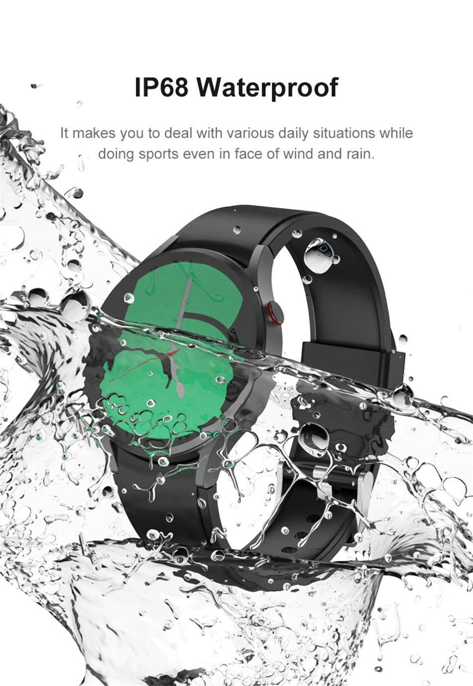 1.43 Inch 466*466 HD AMOLED Screen Smartwatch Men IP68 Waterproof Sport Bluetooth Call Women SmartWatch 2024 New For Android IOS