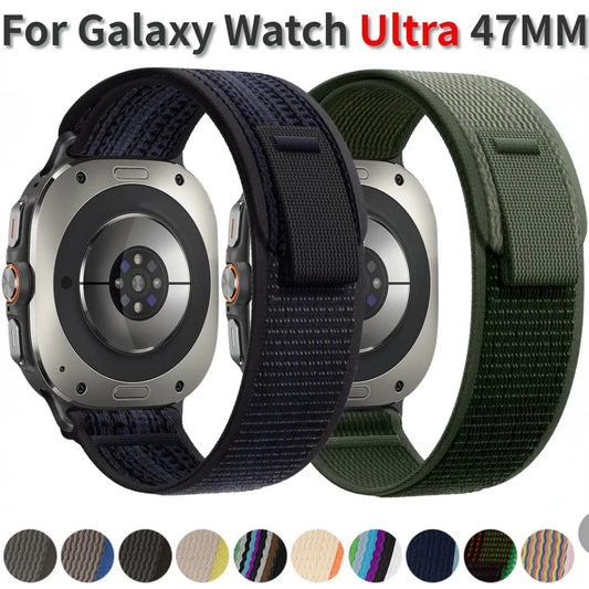 Trail Loop Strap for Samsung Galaxy Watch Ultra Adjustable Bracelet Breathable Wristband for Galaxy Watch 7 Ultra 47mm Band Belt