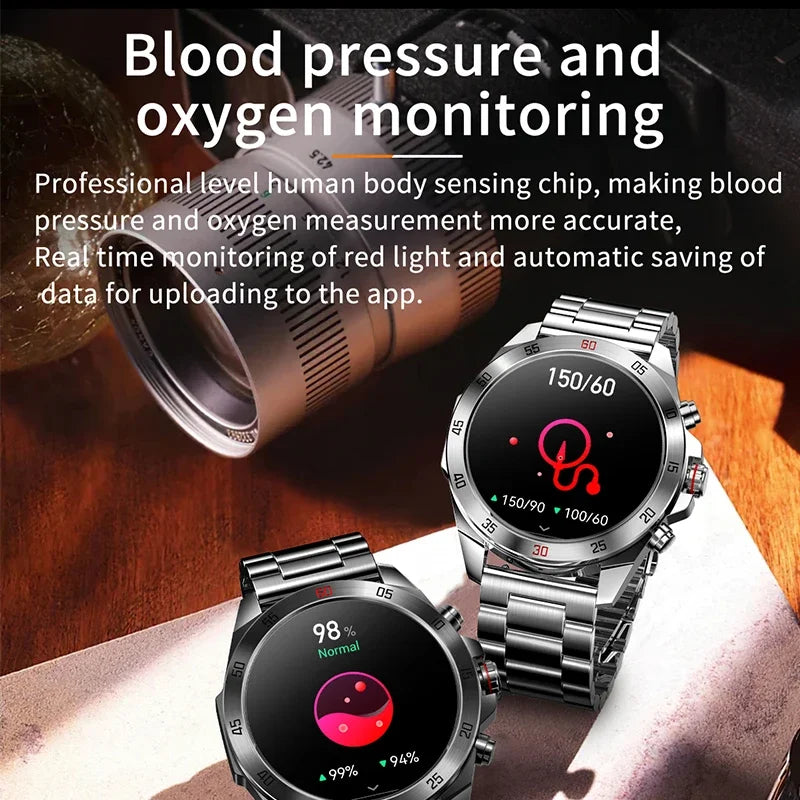 2024 New for Huawei Smart Watch Men AMOLED Screen Heart Rate Bluetooth Call Waterproof Outdoor GPS Smartwatchs for Huawei Xiaomi