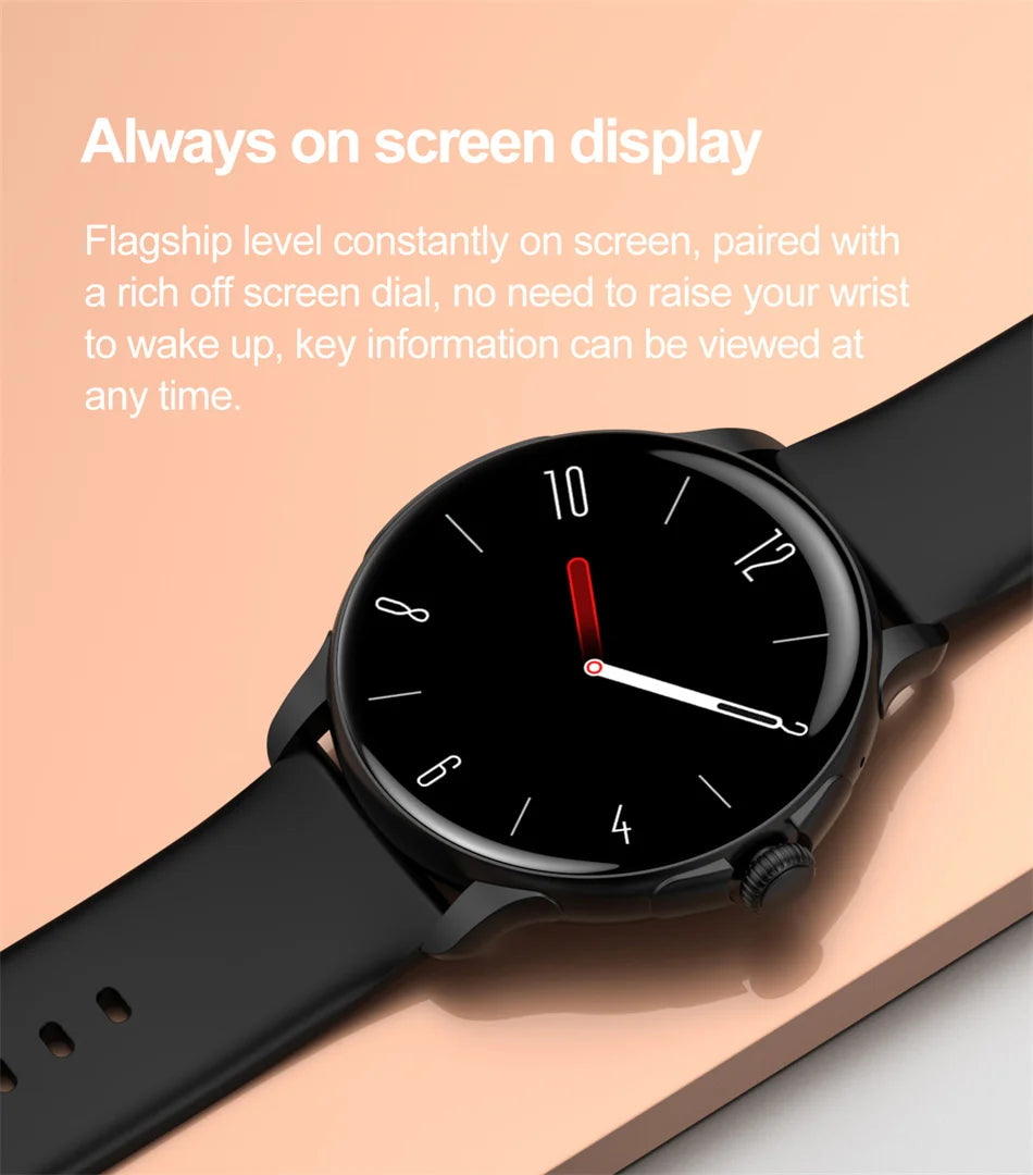 For Xiaomi Huawei 2024 New Smart Watch Men Women Heart Rate Blood Pressure Fitness Tracker Bluetooth Call Smartwatch Man+Box