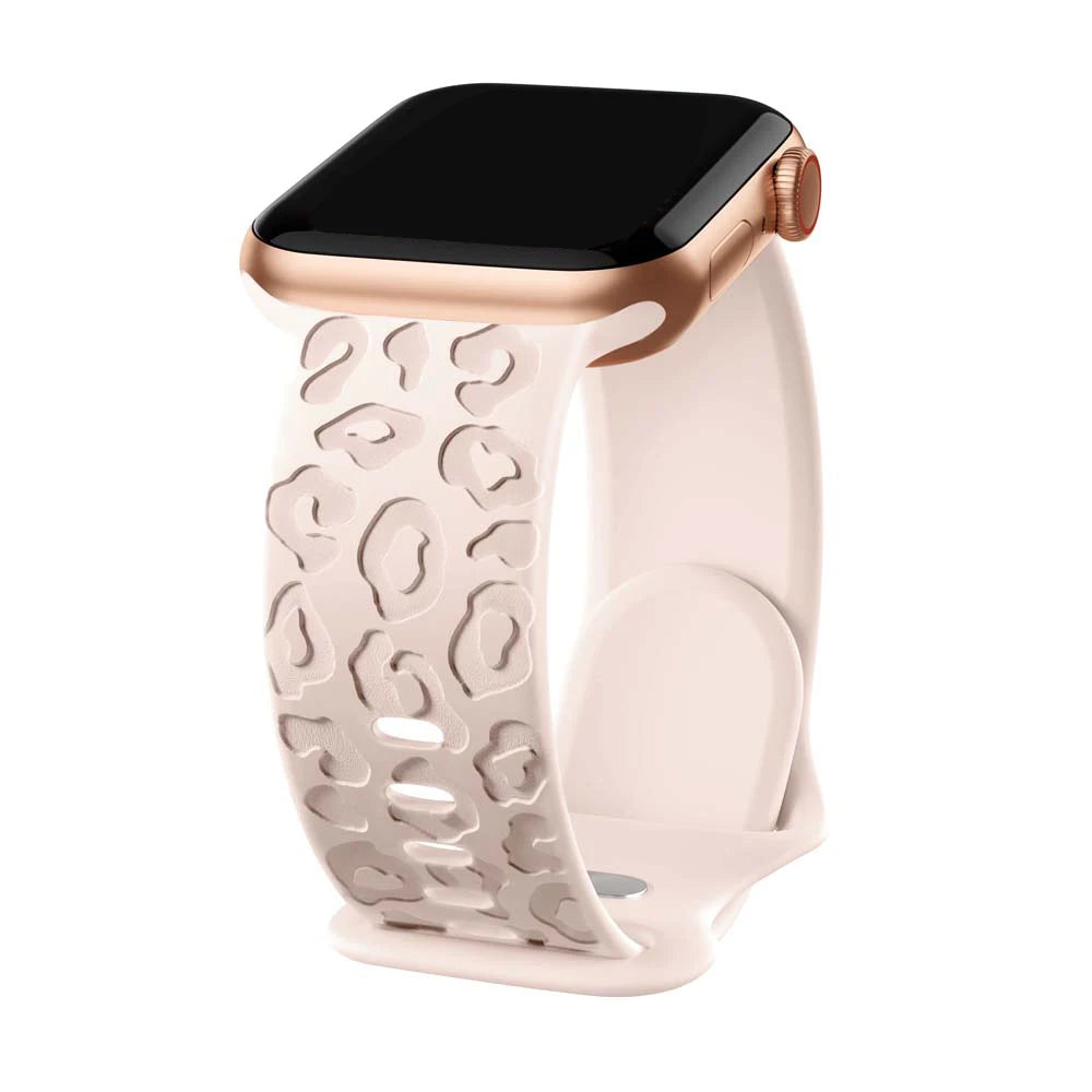 Silicone Strap For Apple Watch Band 45mm 41mm 44mm 40mm 49mm 38mm 42mm Engraved bracelet iwatch series ultra 2 9 8 7 se 3 6 5 4