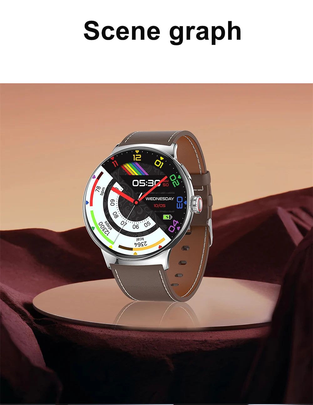 KAIMORUI Smart Watch LA99 Pocket Watch 2 in 1 AMOLED Bluetooth Call Heart Rate Health Monitor Tracker Men Women Smartwatch 2024