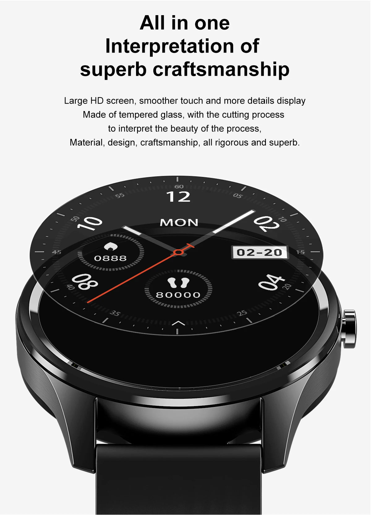 Zordai DT55 Smart Watch Men 2024 Sports Bracelet Men For Xiao Heart Rate Sport Fitness Waterproof SmartWatch For IOS Android