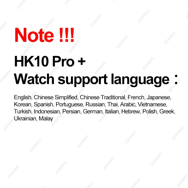 HK10 Pro Plus AMOLED Smart Watch Men Women NFC Compass ChatGPT G-sensor Photo Album Sport Smartwatch Series9 HK9 Upgraded 2024