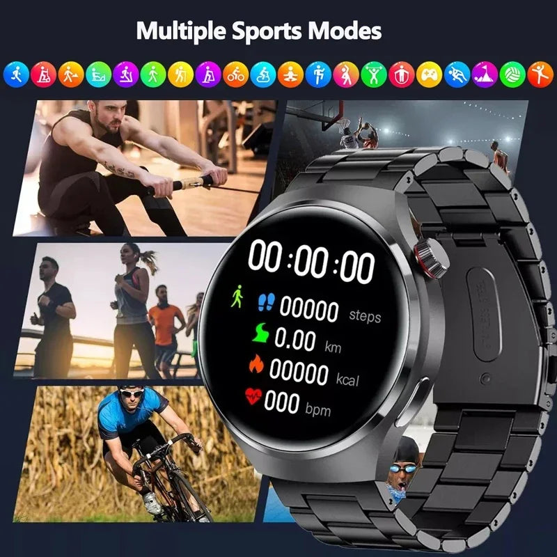 2024 New GT4 Pro Smart Watch Men NFC GPS Tracker AMOLED 360*360 HD Screen Heart Rate Bluetooth Call SmartWatch For Huawei Xiaomi