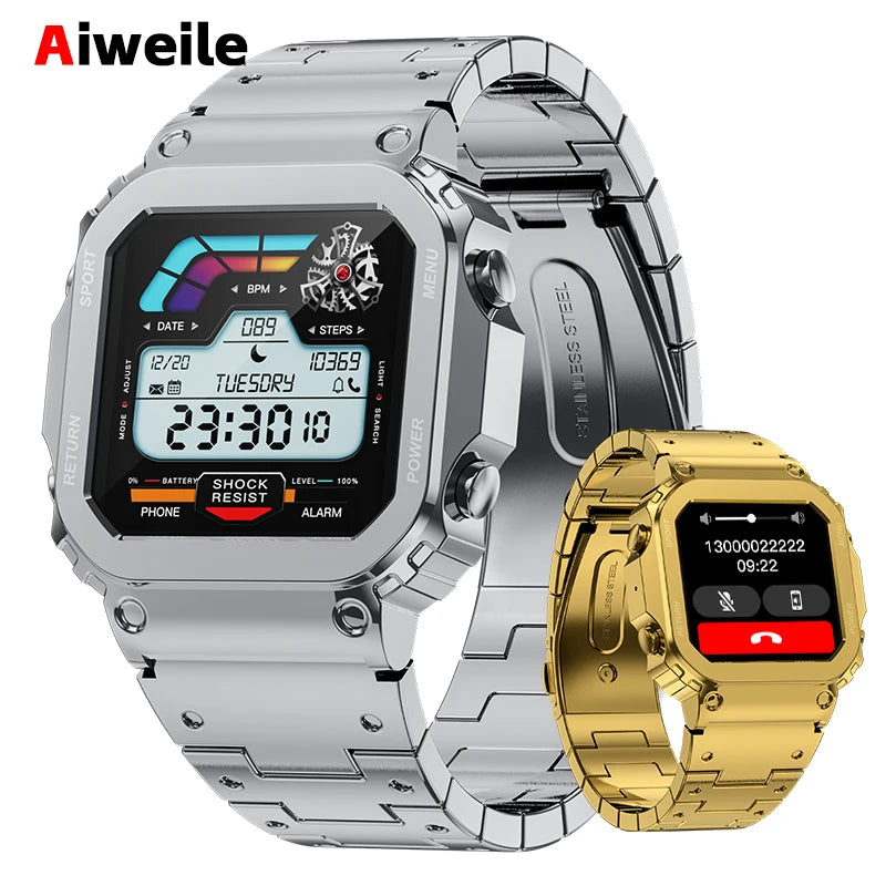 High-end Men's Smartwatch Man 2024 Original Aiweile AW39 For Huawei Xiaomi Sports Modes Bluetooth Call Gift DIY Watch Face Ultra