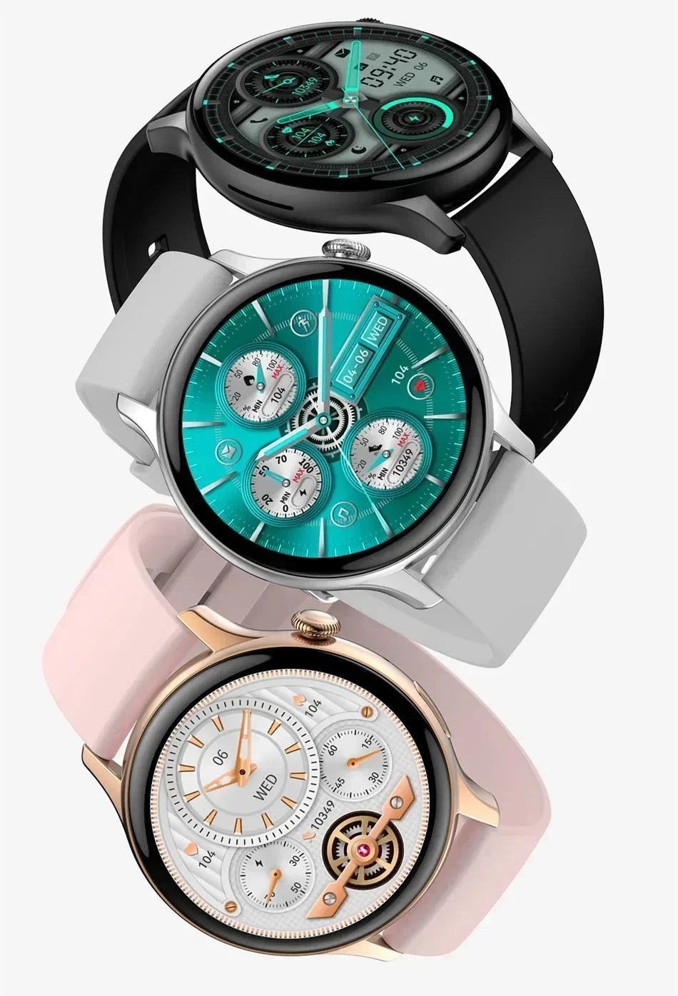 2024 New Smartwatch Women 466*466 AMOLED Screen Always Display Time Bluetooth Call Custom Dial Sports Smart Watch For Women Men