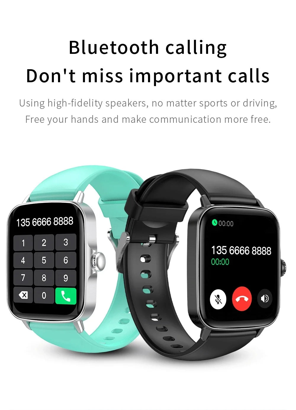 2024 Smart Watch Bluetooth Answer Call Play Music Fitness Clock Sports Waterproof Watches for Women Men for IPhone Xiaomi Huawei