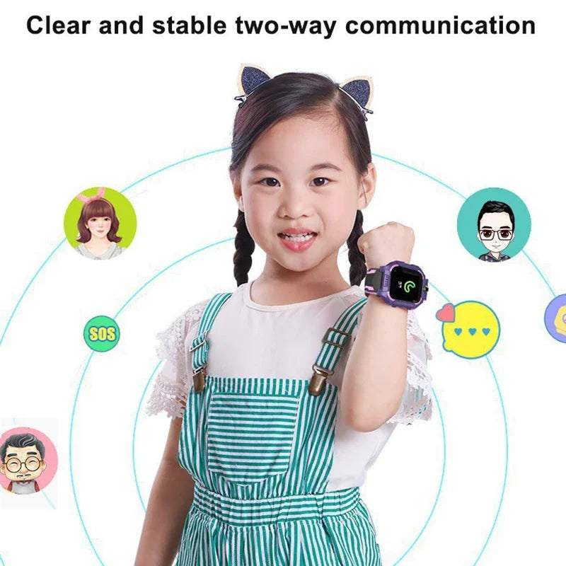 Smart Kids Watch Gps Call Message Card Sim Waterproof Smartwatch For Kids S0S Photo Remote For IOS Android Genuine Gift New