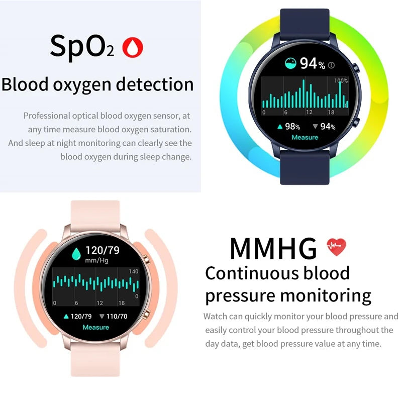 2024 New Smart Watch Men IP68 Waterproof Full Touch Clock Sport Fitness Tracker Women Smartwatch for Android Xiaomi phone iPhone