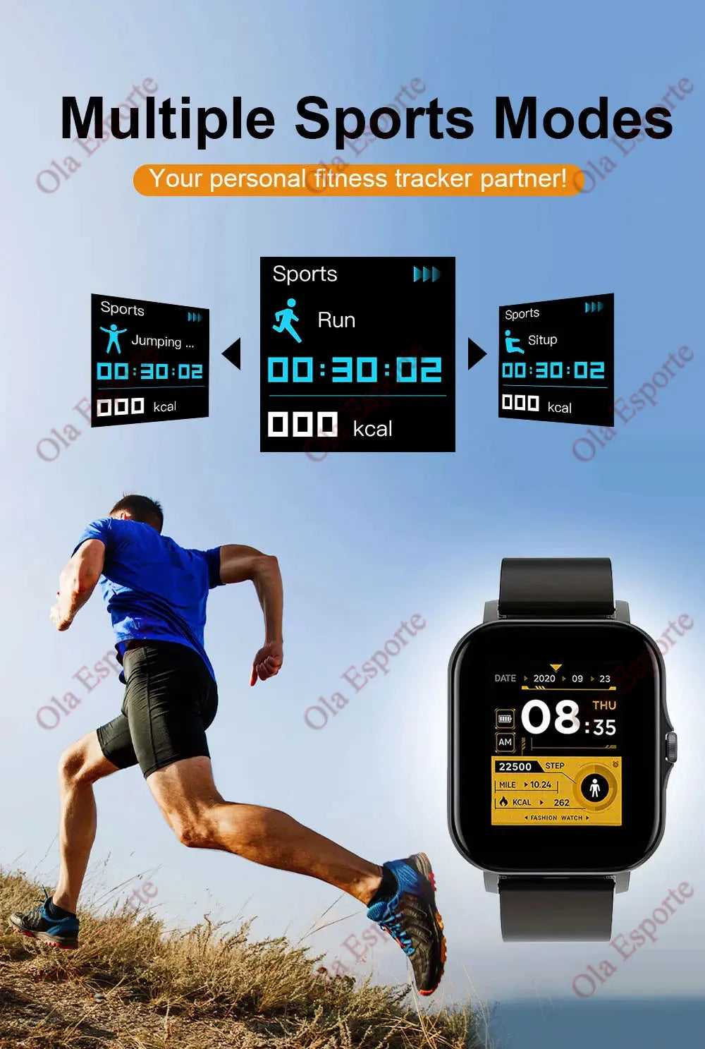 Smart Watch For Men Women Gift 1.44" Screen Full Touch Sports Fitness Watches Bluetooth Calls Digital Smartwatch Wristwatch 2024