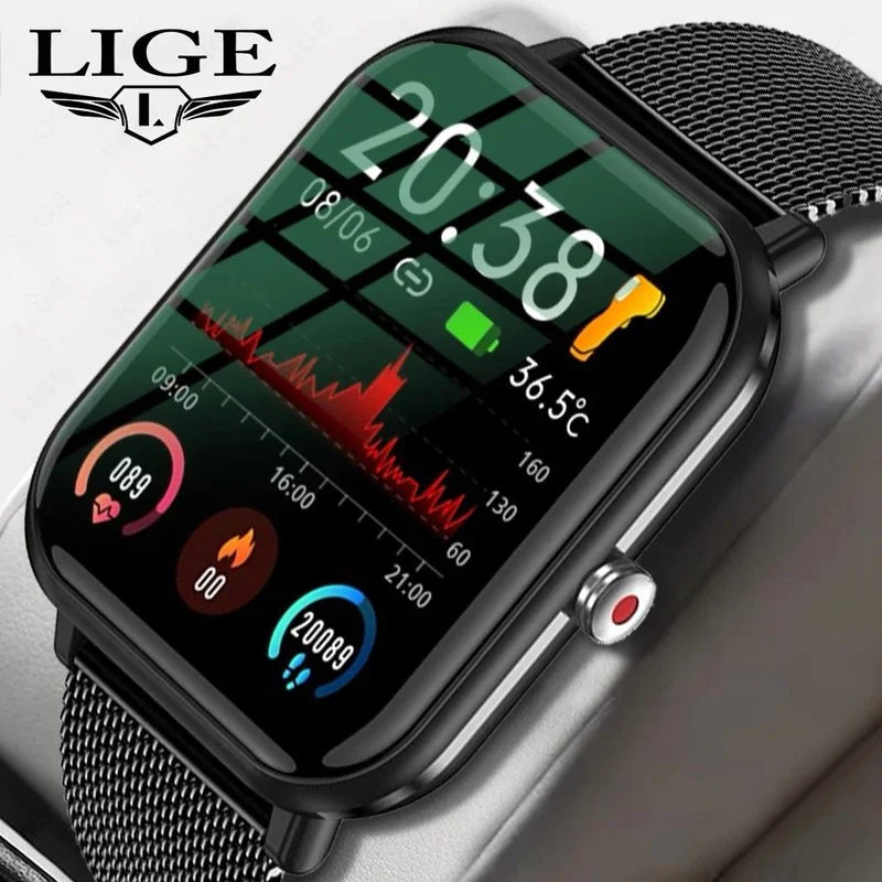 LIGE New For Xiaomi Q9 Pro Smart Watch Women Men Watch Touch Dial Call Music Smartclock Fitness Tracker Sport Smartwatch 2024