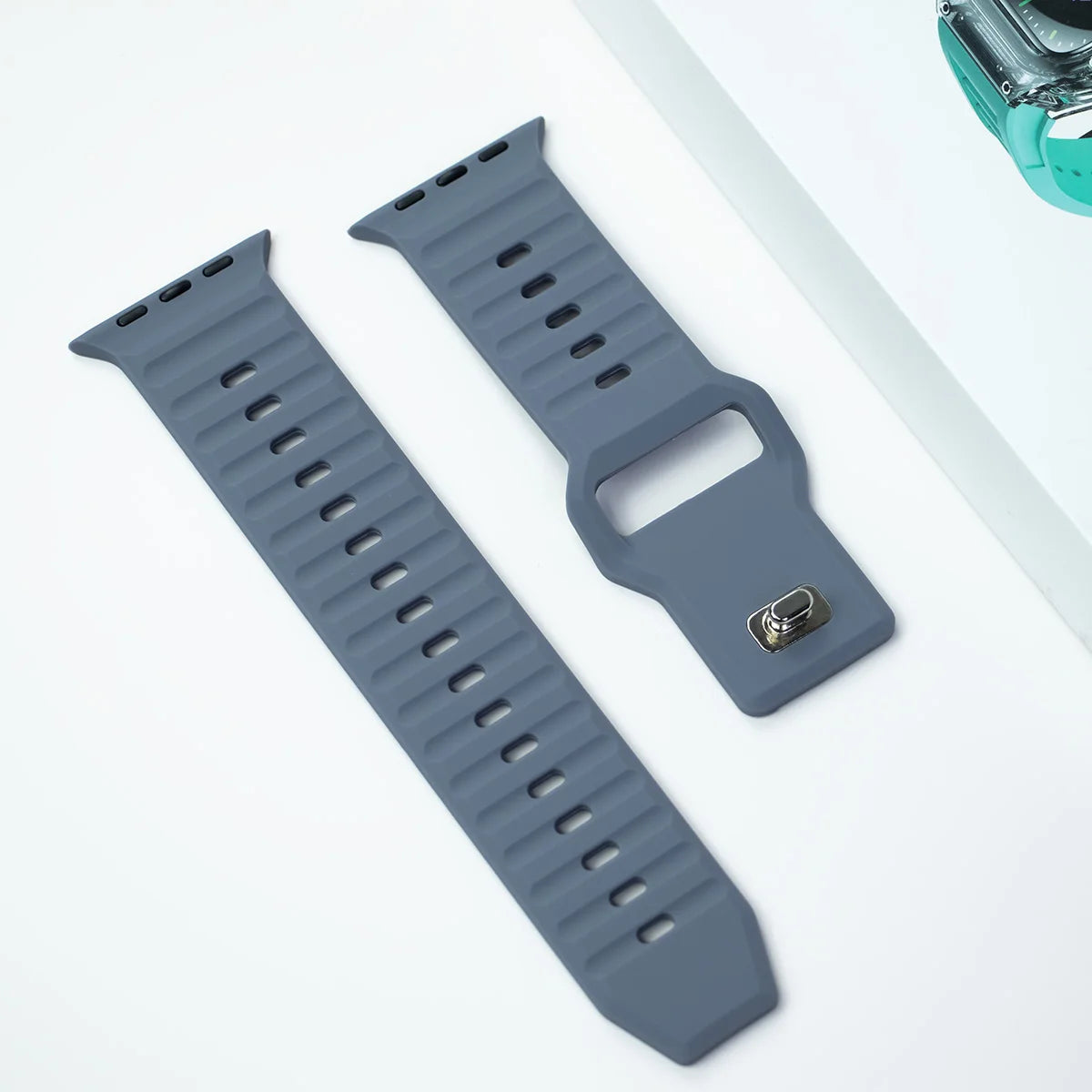 Sport Silicone Strap for Apple watch Ultra 2 band 49mm smartwatch correa bracelet iwatch Series 9 8 7 6 SE bands 45mm 44mm 42mm