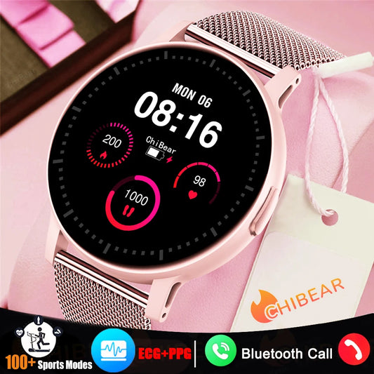 ECG+PPG Bluetooth Call Smart Watch Men 100+ Sports Modes GPS Sport Track 100+Dial IP68 Waterproof Man Smartwatch Women 2024 New