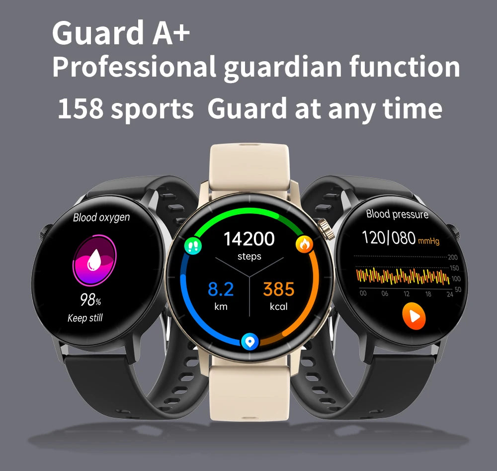 Smart Watch 2024 Bluetooth Call Heart Rate Blood Glucose Blood Oxygen Monitoring Fitness Tracker Smartwatch For Men And Women