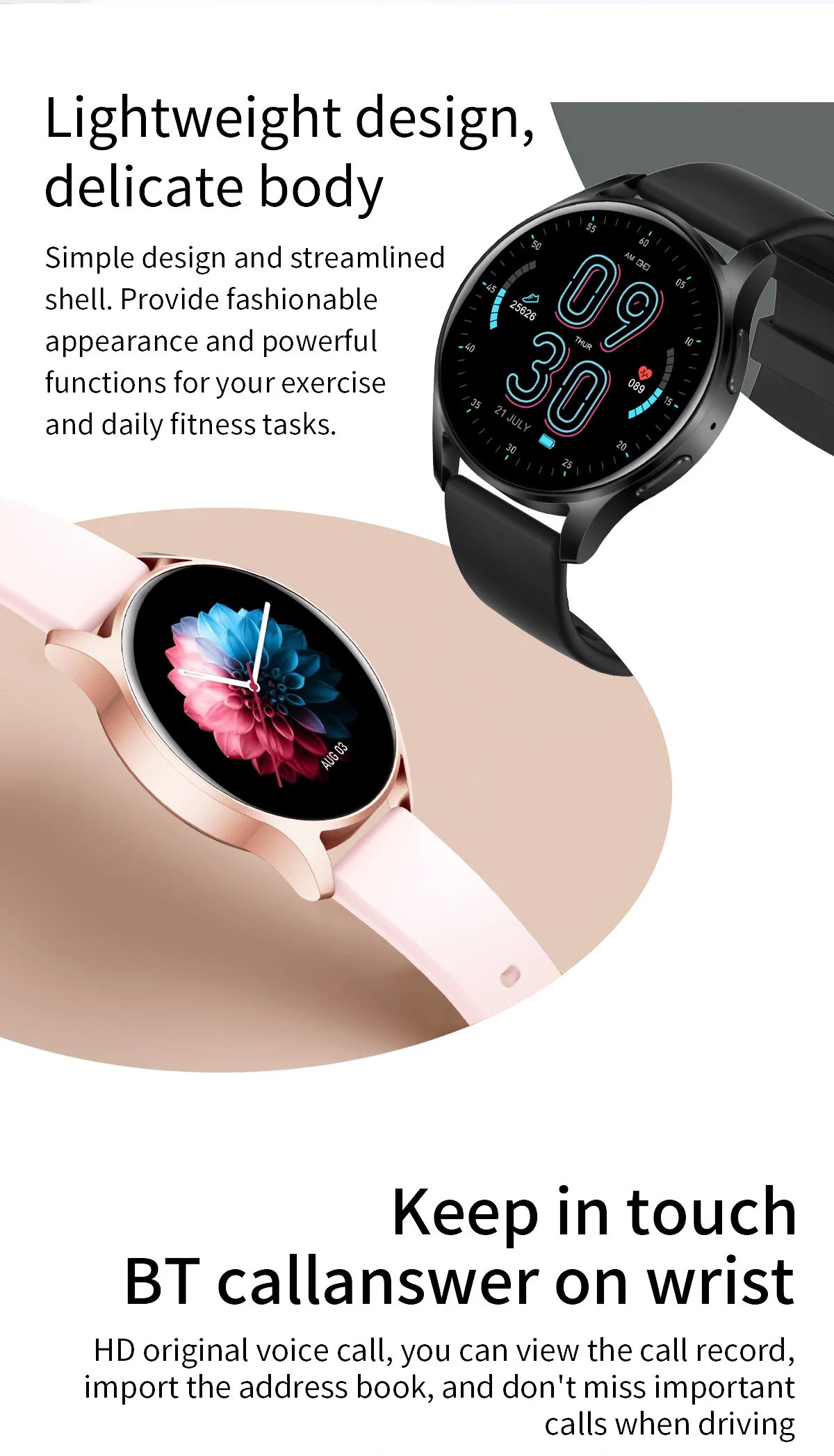 2024 New Women Smartwatch 6 Full Touch Screen Blood Pressure GPS Tracker Bluetooth Call Sport Smart Watches Men For Android iOS