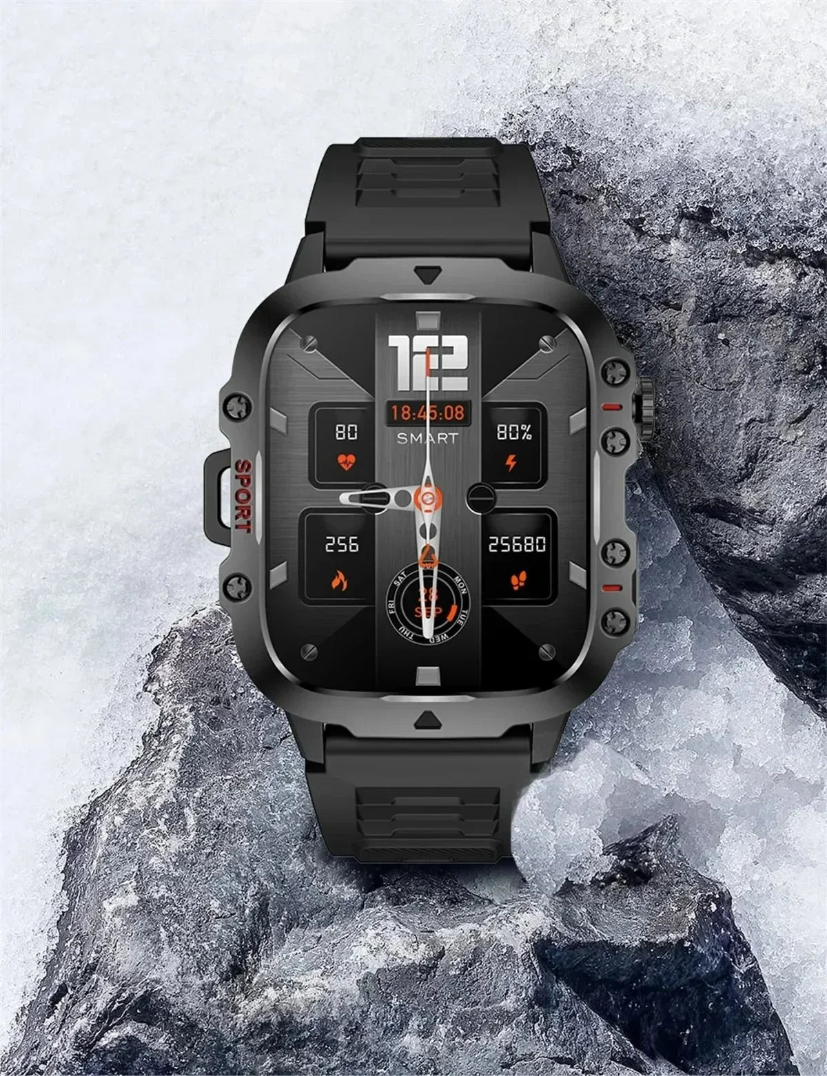 2024 Outdoor Smart Watch Men Bluetooth Call Smarthwhatch 3ATM Waterprof Watches Ai Voice Sport Smartwatch For Android Xiaomi IOS