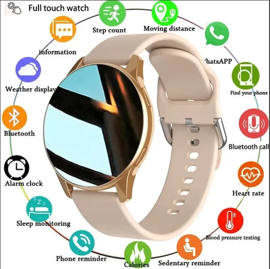 New Women Bluetooth Call Smart Watch HeartRate Blood Pressure Monitoring Smartwatches Waterproof Men Smartwatch For Samsung IOS