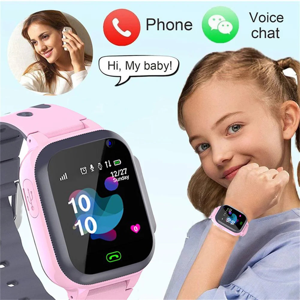 S1 Kids Smart Watch Sim Card Call Smartphone With Light Touch-screen Waterproof Watches English Version