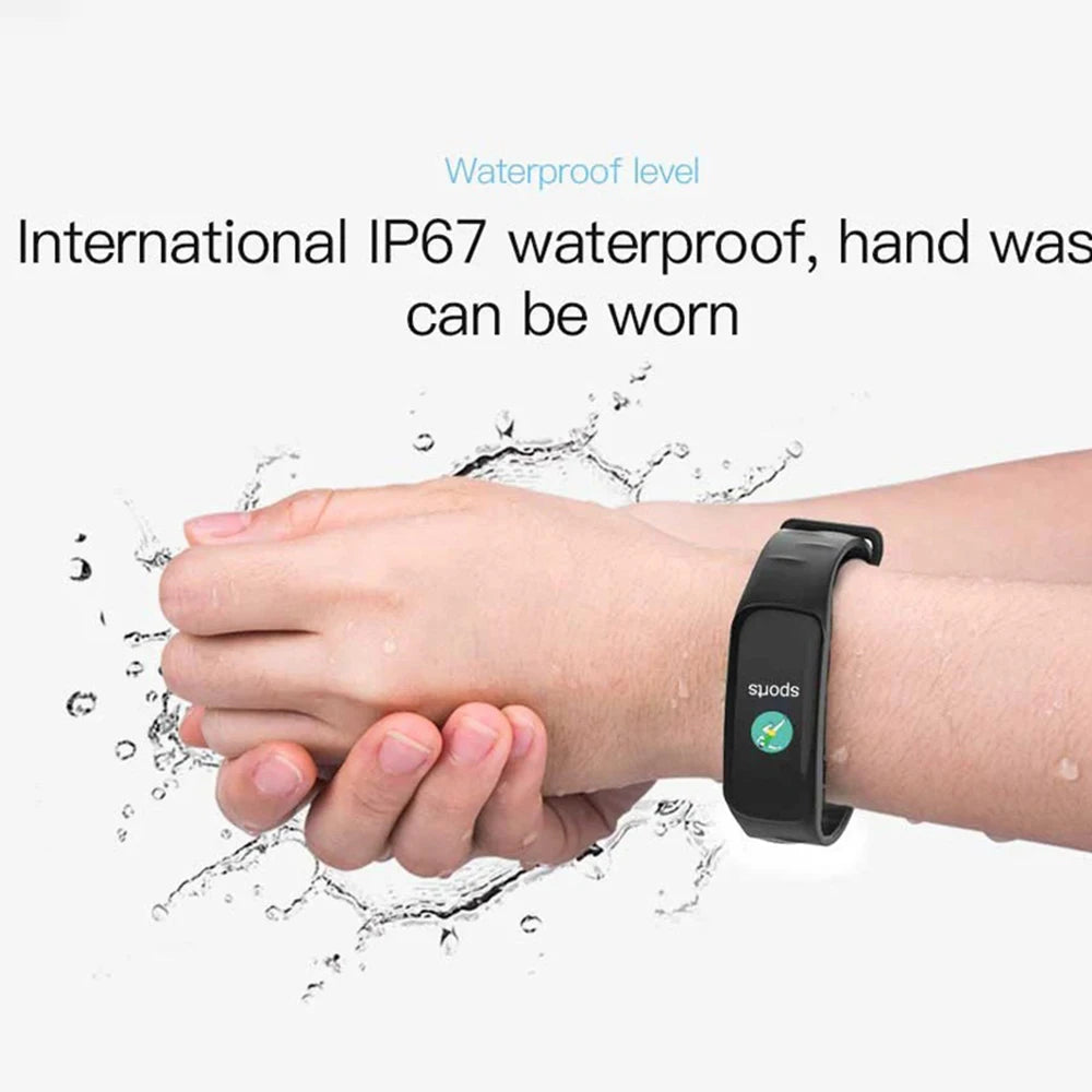 2024 C1 Plus Sports SmartWatch Heart Rate Blood Pressure Monitoring Waterproof Smart Bracelet Men Women Multi-function Watches