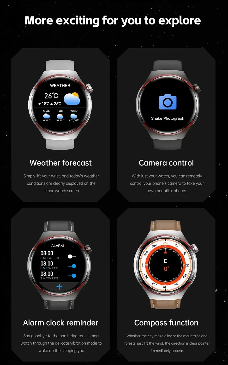 Xiaomi Watch 4 PRO Smart Watch Men GT4 Pro AMOLED HD Screen Bluetooth Call GPS NFC Heart rate Sports SmartWatch Man 2024 New