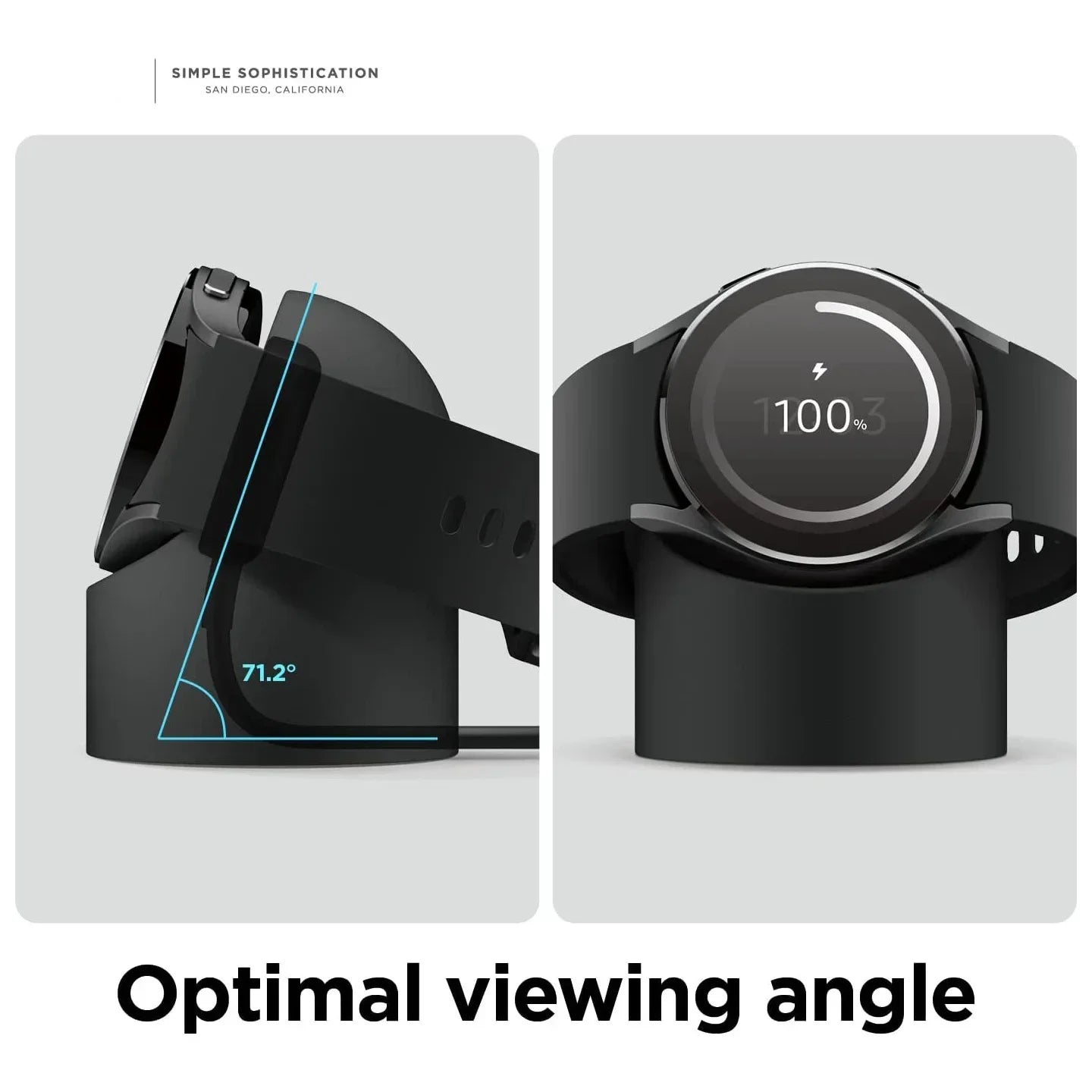 Silicone Charging Stand For Samsung Galaxy Watch 6 4 Classic 47mm 46mm 5 Pro Charging Seat Storage Seat Galaxy 7/6/5/4 40mm 44mm