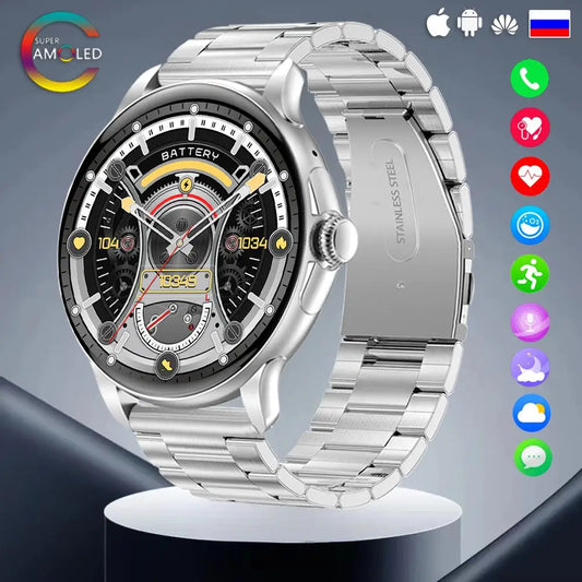 2024 new blood oxygen heart rate smartwatch 1.43-inch Bluetooth call multifunctional sports watch for men and women