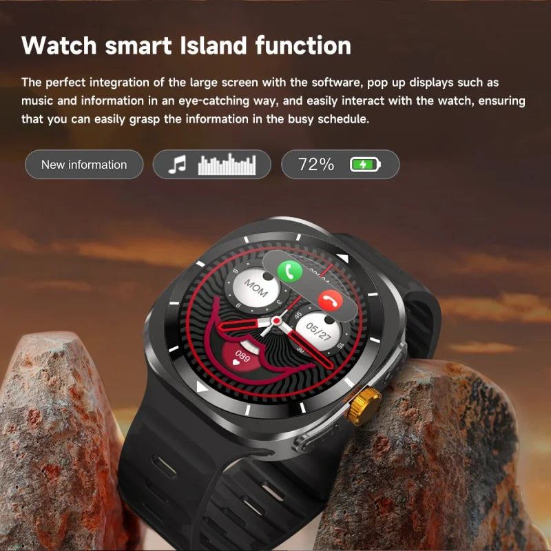 Smart Watch For Samsung Galaxy Watch 7 Ultra Men GPS Tracking NFC Control Smart Watch Health Tracker BT Call Smart Watch 2024