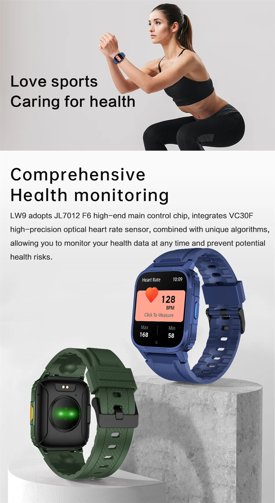 2024 New Military Outdoor Sport Smart Watch Men 1.95 Inch Screen Heart Rate IP68 Waterproof Fitness Bluetooth Call Smartwatch