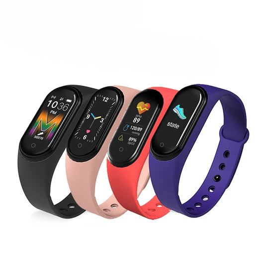 M5 Smart Bracelet Men Fitness Smart Wristband Women Sports Tracker Smartwatch Bracelet M5 Band Multifunction Color screen Band