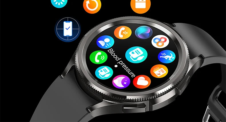 2024 New For Samsung Galaxy Watch 6 Classic Smart Watch Women Men Sports Fitness Health Waterproof Bluetooth Call Smartwatch