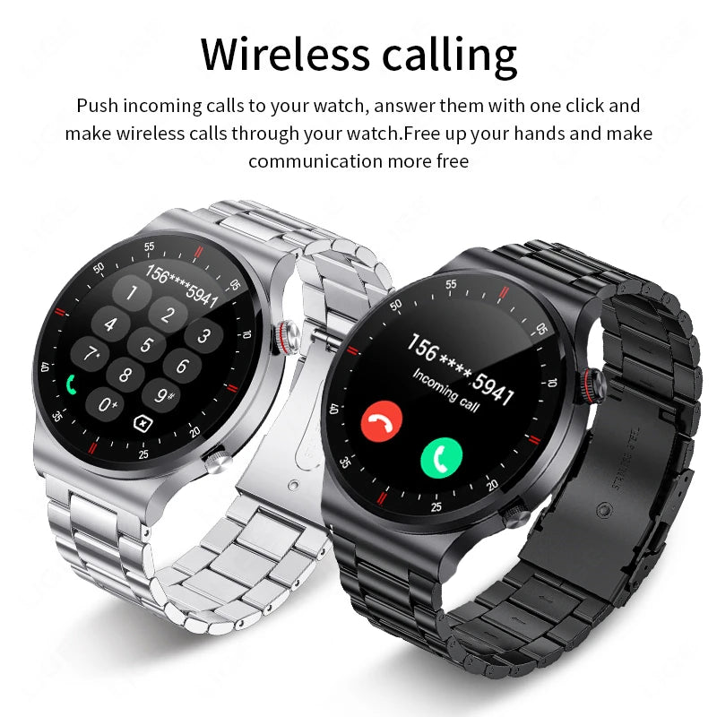 LIGE ECG+PPG Smart Watch Men Bluetooth Call 2024 Sports Bracelet NFC Waterproof Custom Watch Face Men SmartWatch For IOS Android