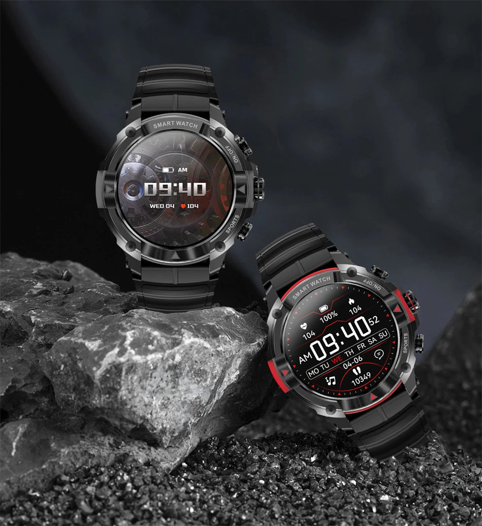 2024 New Men Smartwatch outdoor sports smart watch Bluetooth call IP68 waterproof health monitoring watch adult 420 mAh battery