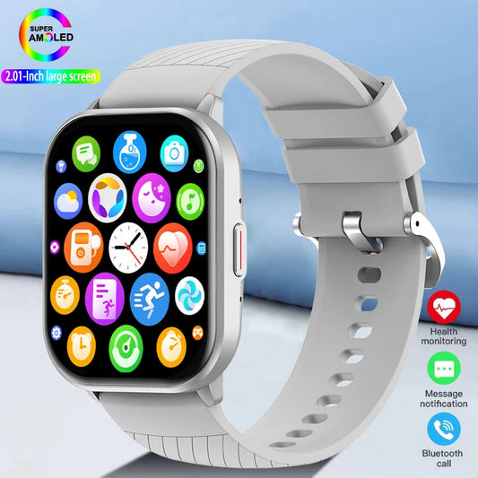 2024 New For Huawei Xiaomi 100+ Sports Mode Smart Watch Men Women Heart Rate Blood Pressure HD Bluetooth Call Smart Watch Men's