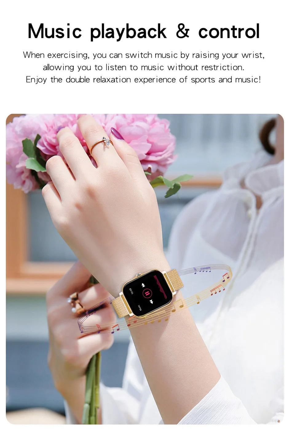 New Smart Watch 2024 Women Men Watches Bluetooth Call Sport Waterproof Heart Rate Full Touch SmartWatch for Xiaomi HUAWEI