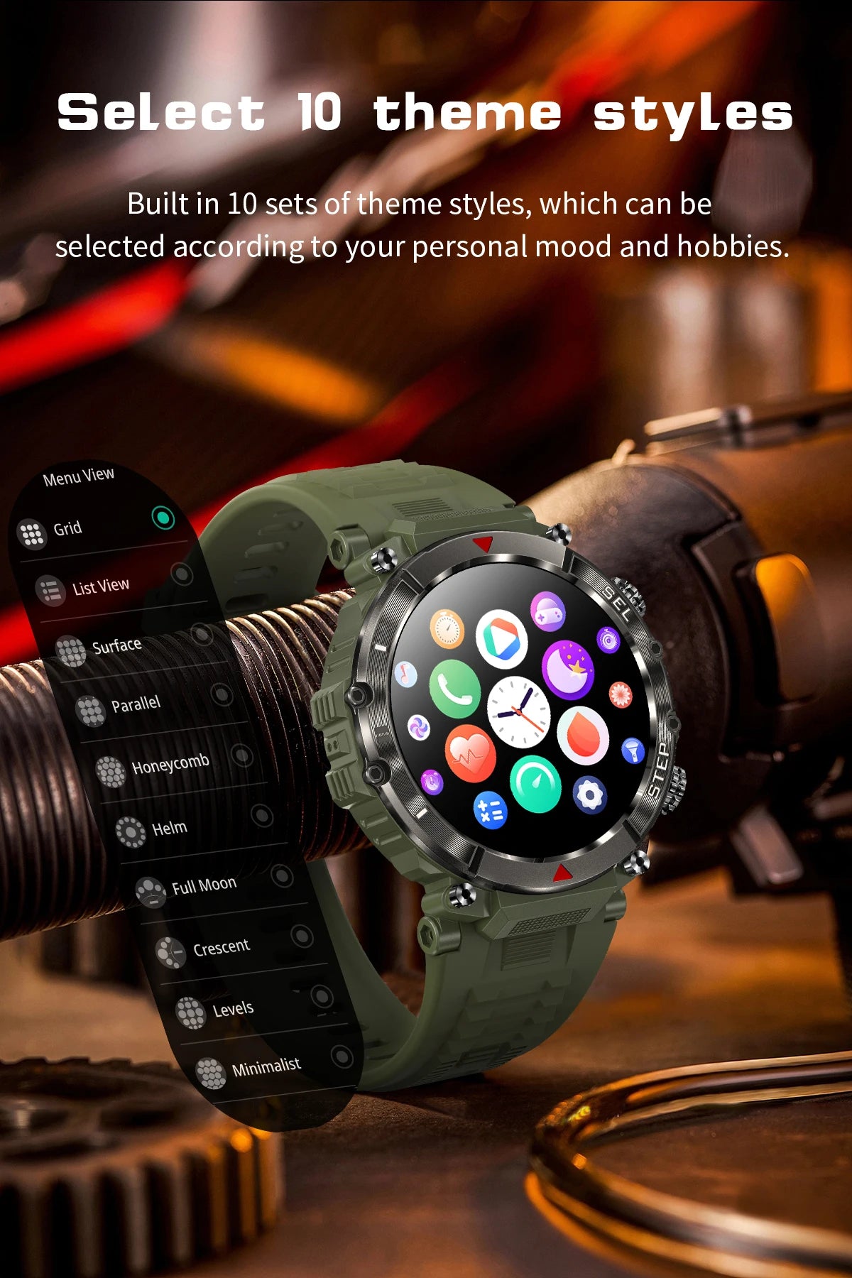 2024 New Smartwatch 1.39 -inch 360*360 HD Touch Large Screen ECG Smart Watches for Men IP67 Waterproof Full Touch Men Smartwatch