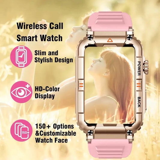 2024 New Ladies Gift Women Watch Smart Watch 1.32" DIY Face Heart Rate Fitness Tracker Sports Watch relojes de mujer envío grati