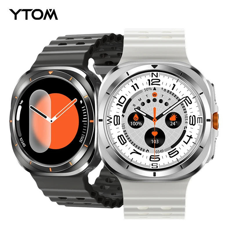 YTOM NEWEST Watch 7 ULTRA Classic Smart Watch Men women Custom Dial HD AMOLED Voice Call NFC GPS Tracker Sport Watches 2024