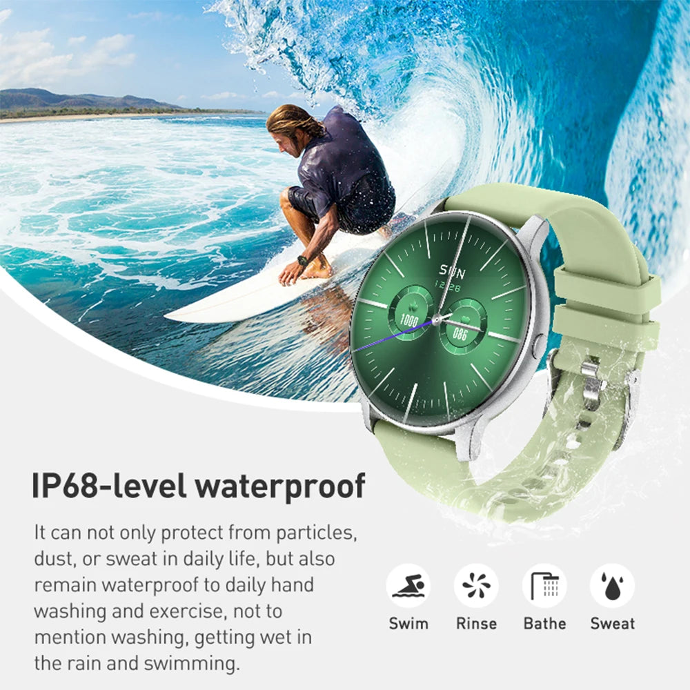 IUTECH S40 2024 Smart Watch Bluetooth Call Smartwatch Waterproof Swimming Health Monitoring Watches for Men Women Smarthwhatch