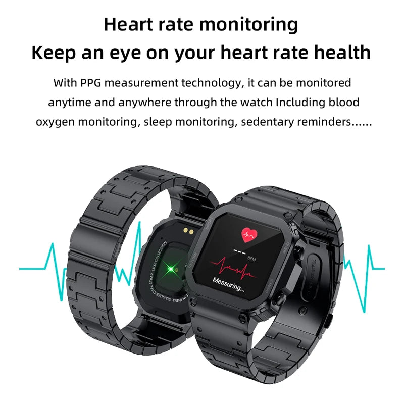 Smartwatch Smart Watch Man 2024 Connected Watch Military Copy Brand Replica Fitness Bluetooth Call AI Voice Original LEFYR AW39