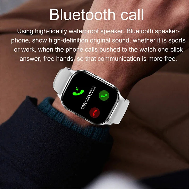 2024 New Smartwatch Women Always Displays Time Bluetooth Call Series 8 High Refresh Rtae NFC Smart Watch Men Sports Watch Women