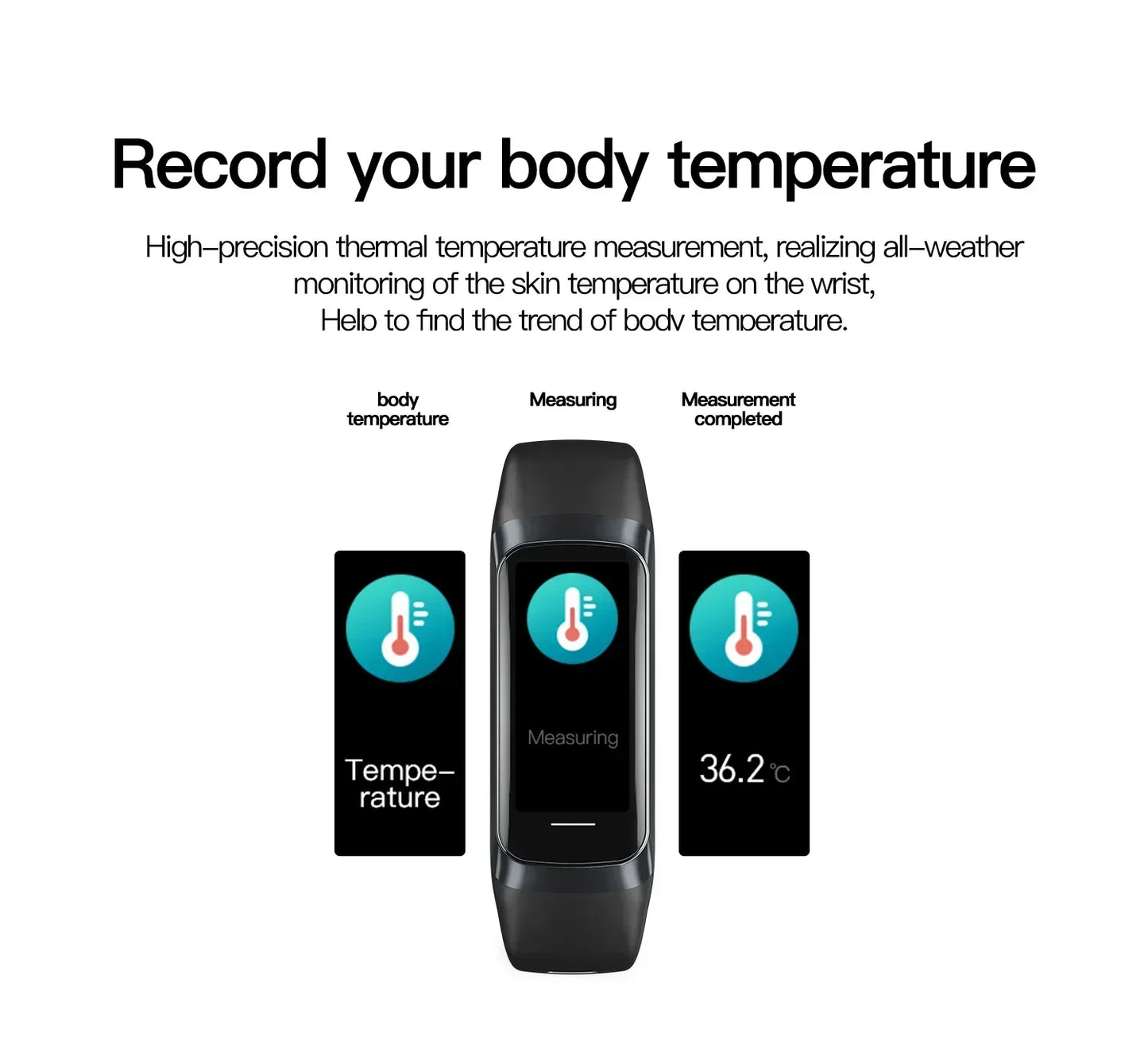 Xiaomi Amoled Smart Watch Men 2024 Smart Band Women Heart Rate Blood Smartwartch Waterproof Smart Bracelet Sport Fitness Tracker