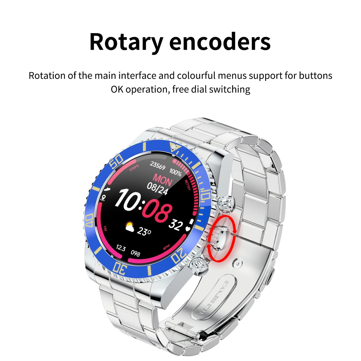 LEFYR AW12 High-end Men's Smartwatch Smartwatch Smart Watch 2024 Men Copy Brand Replica Fitness Bluetooth Call Voice Connected