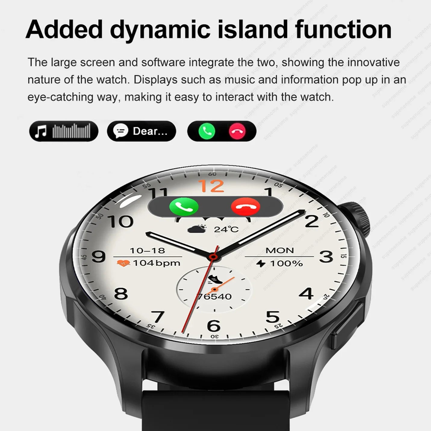 2024 New AMOLED Smart Watch Men‘s Women Bluetooth Call NFC GPS Sports Track Blood Pressure Waterproof Smartwatch For Android iOS