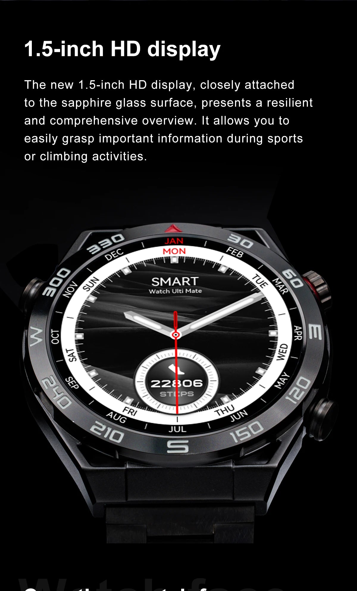 LIGE 454*454 HD Smart Watch Men Bluetooth Call ECG+PPG Smartwatches GPS Sport Trackering Waterproof Watches For Android IOS 2024