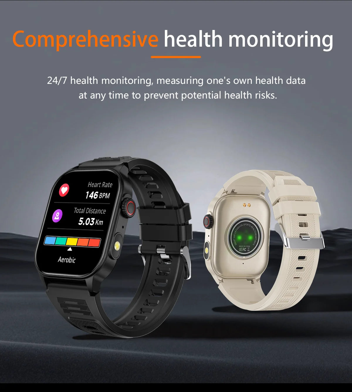 2024 New For Xiaomi 2.01 Inch Screen Smart Watch Mens Bluetooth Call 370 MAh Sport Waterproof Heartrate Blood Oxygen SmartWatch